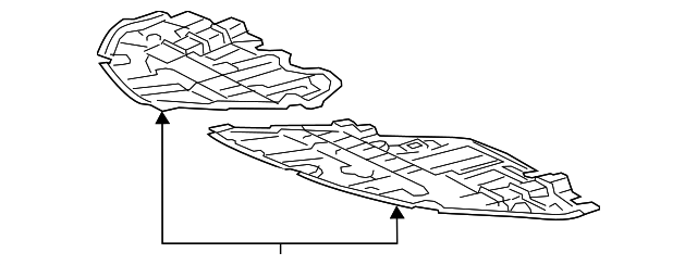 51442-33160 Деталь UNDER COVER, LEFT