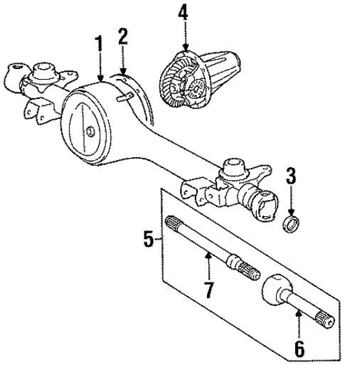 Land Cruiser DRIVE AXLES