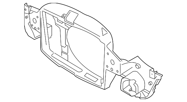 51-64-7-200-800 Деталь RADIATOR SUPPORT