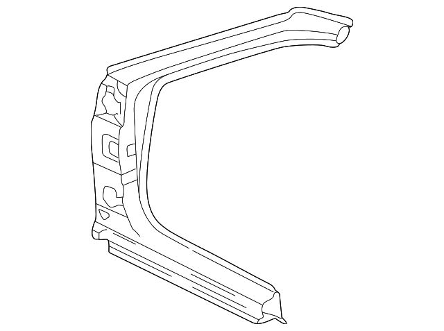 71110-3DB00 Деталь HINGE PILLAR, LEFT