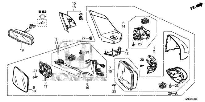 INTERIOR / BUMPER/MIRROR for 2011 Honda CR-Z #1