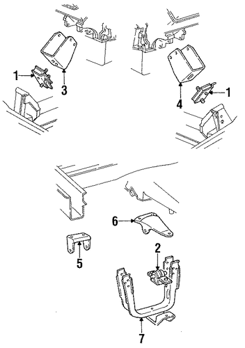 B150 ENGINE & TRANS MOUNTING