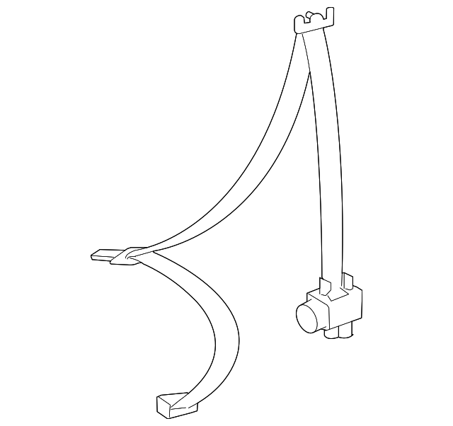 73210-04220-B0 Деталь BELT & RETRACTOR, RIGHT