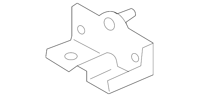 73147-04010 Деталь CENTER BELT ASSY BRACKET