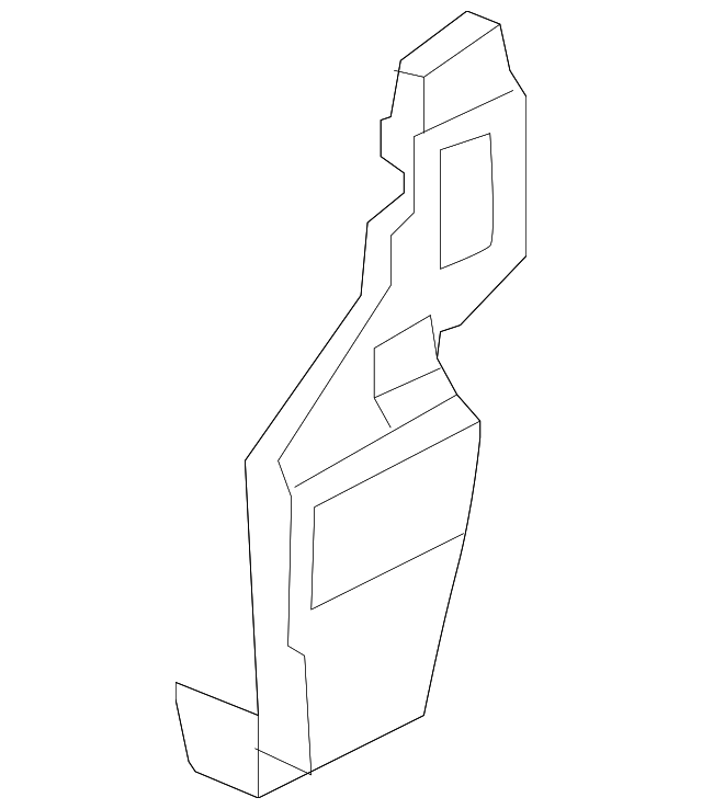 0K52Y-53170 Деталь SIDE SUPPORT, RIGHT