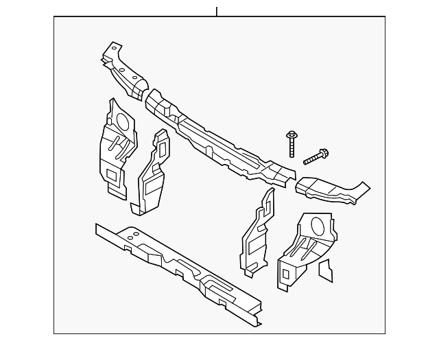 0K52Y-53100F Деталь RADIATOR SUPPORT