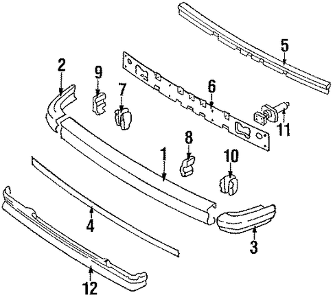 GLC BUMPER ASSEMBLY