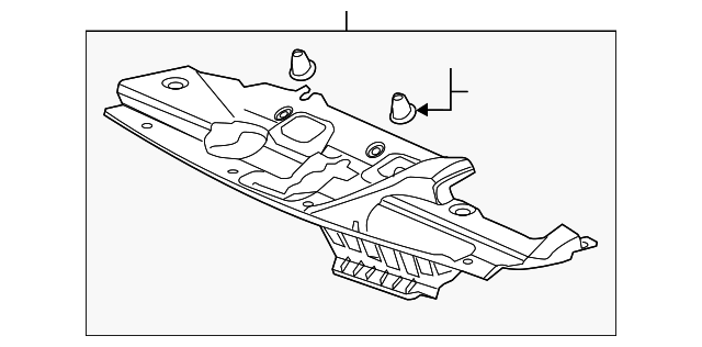71125-TK8-A00 Деталь COVER, FR. BULKHEAD