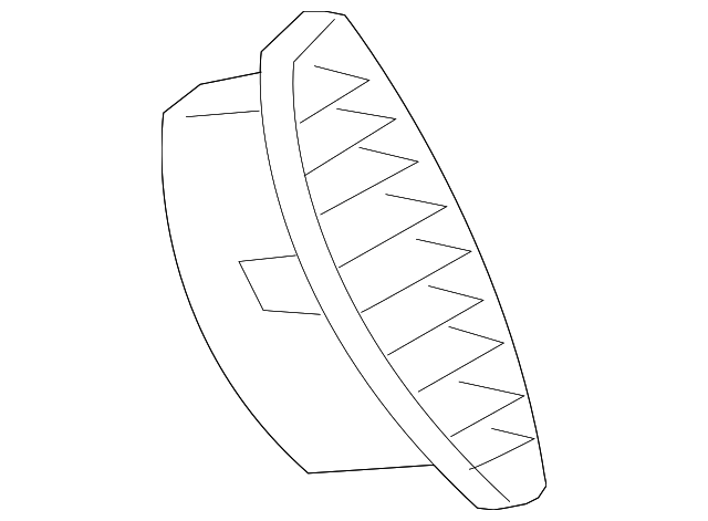 171-830-03-54-9116 Деталь VENT GRILLE, LEFT