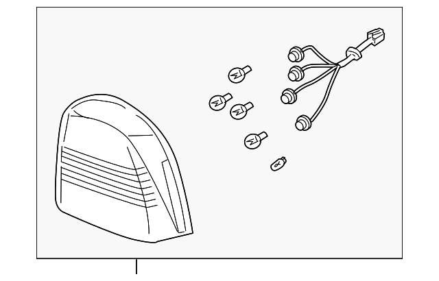 0K2SR-51150A Деталь TAIL LAMP ASSY, RIGHT