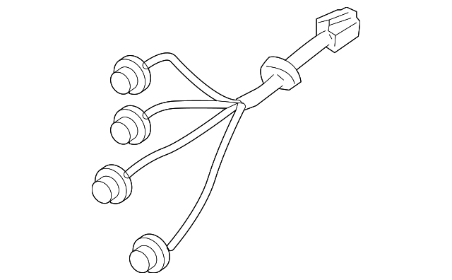 0K2SR-51166 Деталь HARNESS, LEFT
