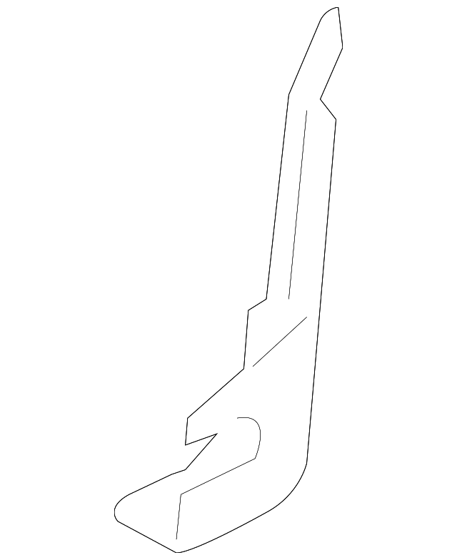 4L0-883-688-H87 Деталь REAR TRIM, RIGHT