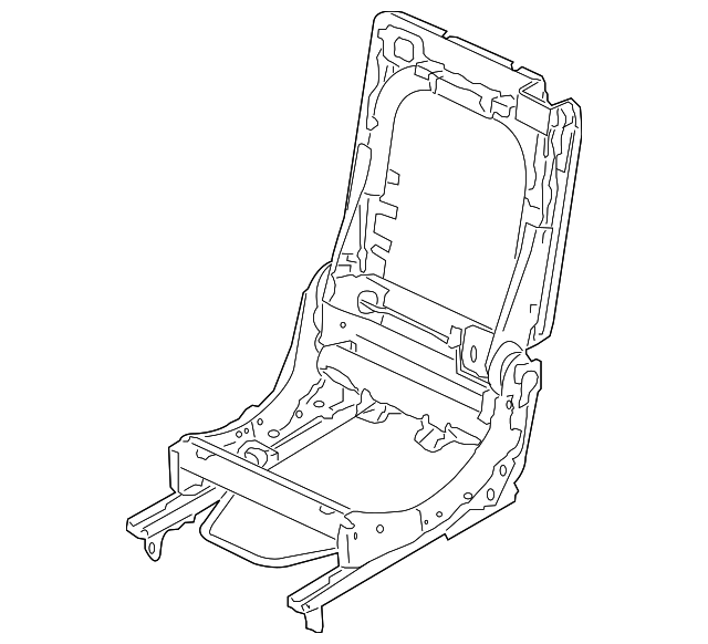 4L0-883-107-L-K28 Деталь SEAT FRAME, LEFT
