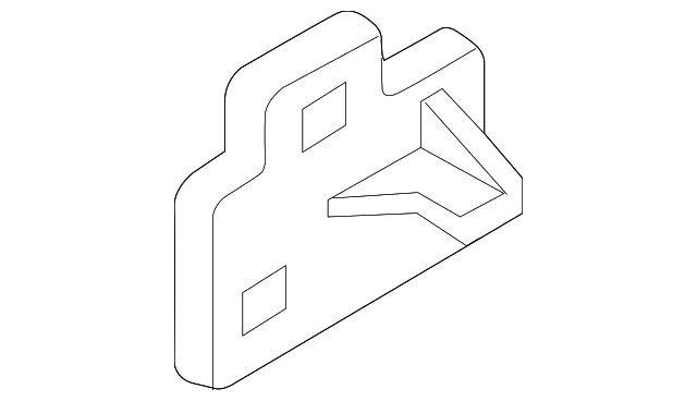 7P6-941-291 Деталь MOUNT BRACKET, LEFT