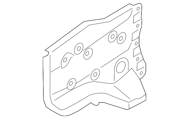 66727-3W000 Деталь SIDE EXTN, RIGHT