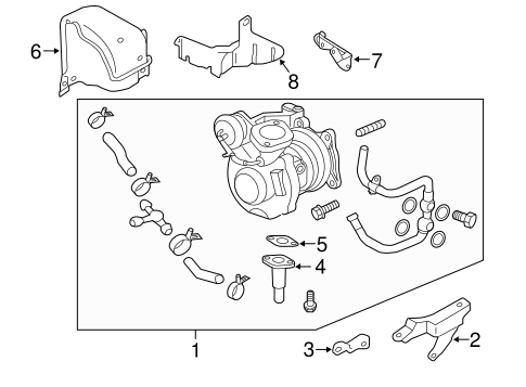 WRX STI TURBOCHARGER & COMPONENTS