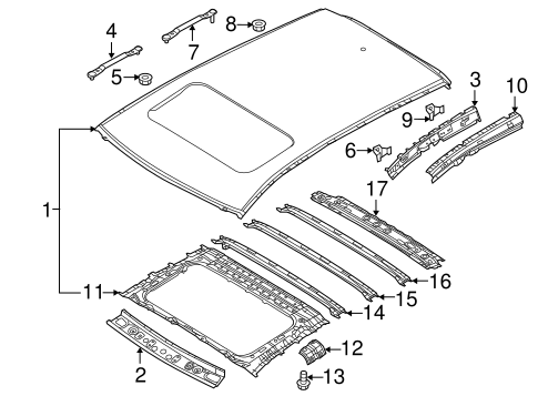 CX-5 ROOF & COMPONENTS
