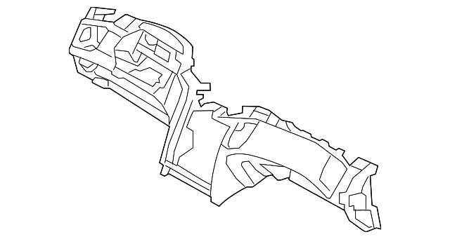 84730-2M100-9P LOWER CRASH PAD