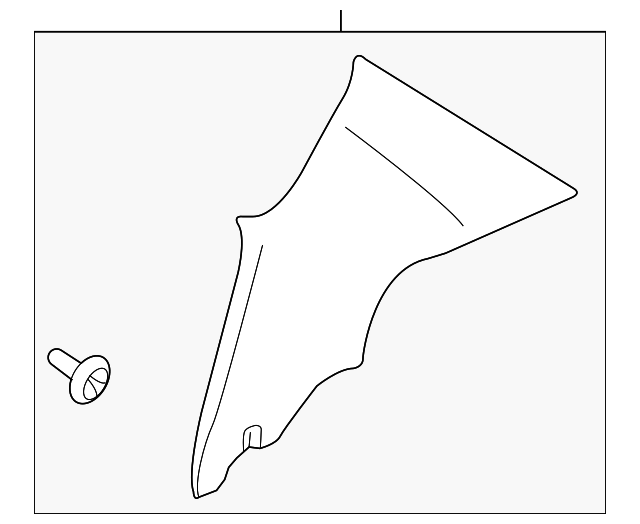 7625075K006GS Деталь UPPER QTR TRIM, RIGHT