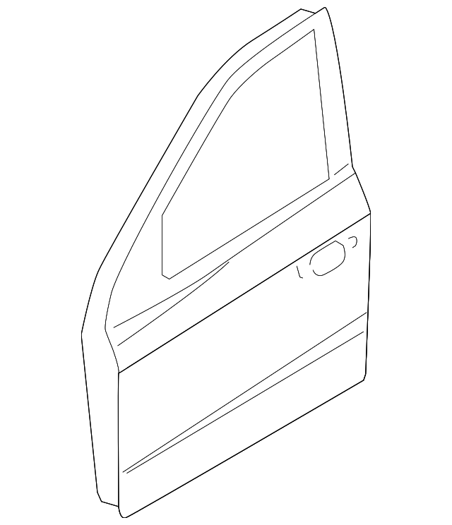 76003-2B030 Деталь DOOR SHELL, LEFT