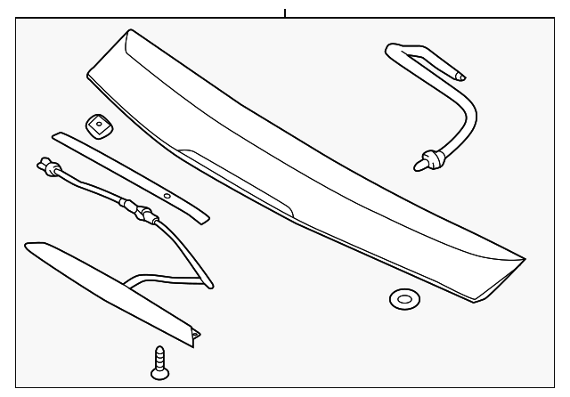 87210-2V500 Деталь SPOILER