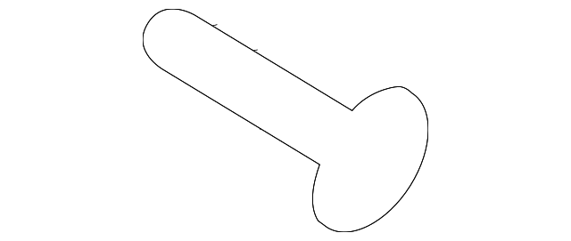 -W504778-S424X Деталь SEAT BELT ASSY SCREW, LEFT