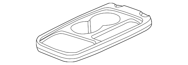 81191-S9A-J21ZA Деталь COVER, R. CENTER TABLE *NH167L* (GRAPHIT