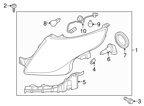 Explorer BULBS - CHASSIS 6
