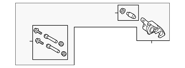 CL3Z-2552-A Деталь CALIPER, RIGHT