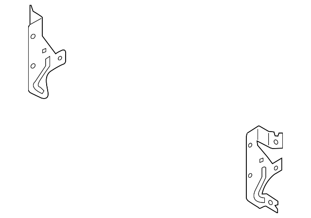 96175-A5700 Деталь RADIO MOUNT BRACKET, LEFT