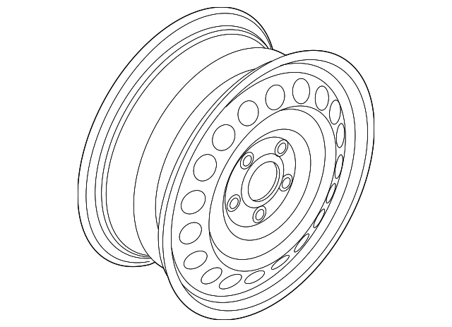 5Q0-601-027-S-03C Деталь WHEEL, STEEL