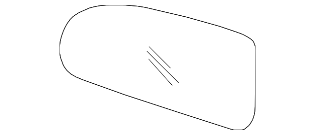 87611-2H110 Деталь MIRROR GLASS, LEFT