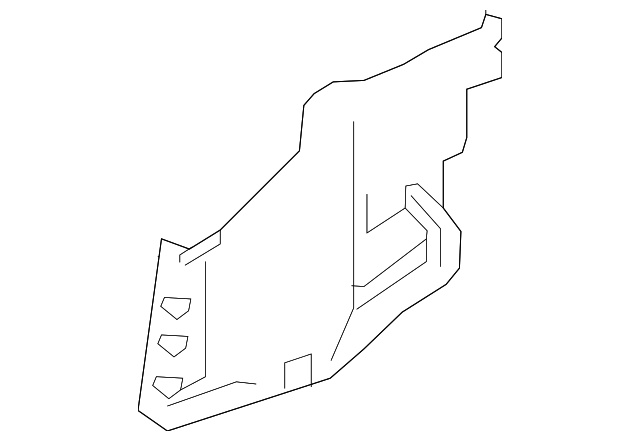 64838-9NB0A Деталь SIDE SHIELD, RIGHT