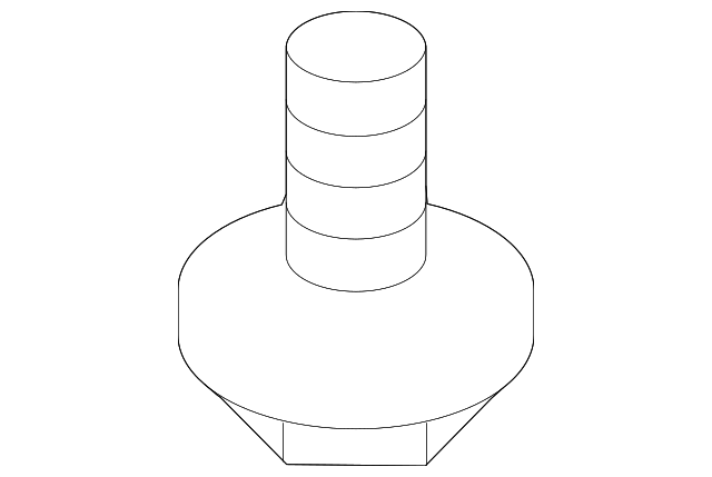 KKY06-68865BLX Деталь LOWER TRIM PANEL FASTENER, LEFT