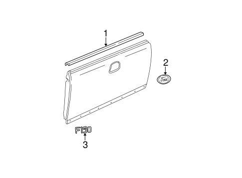 F-150 EXTERIOR TRIM - PICK UP BOX 3