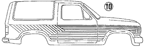 Bronco II STRIPE TAPE 4