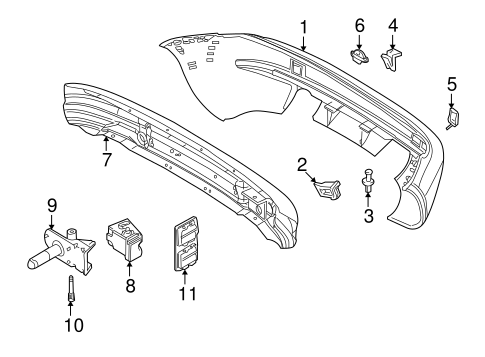 Z3 BUMPER & COMPONENTS - REAR