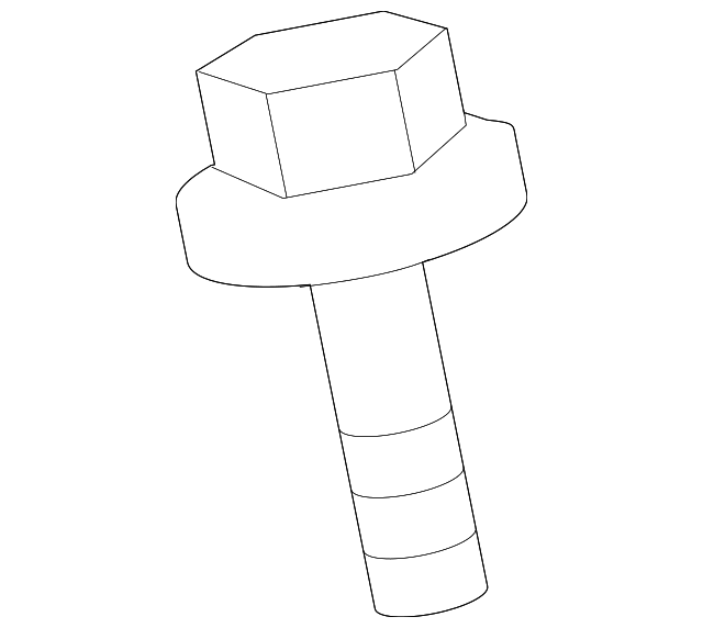-W707288-S301 Деталь UPPER BRACKET BOLT, LEFT