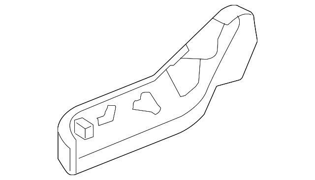 1JB18HL5AA Деталь SIDE SHIELD, LEFT