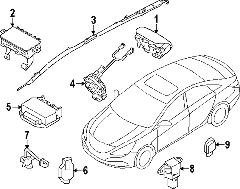 Optima AIR BAG COMPONENTS