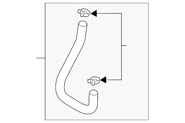 25415-2W800 LOWER HOSE