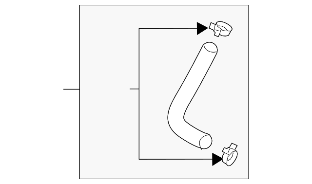 25414-2W800 UPPER HOSE
