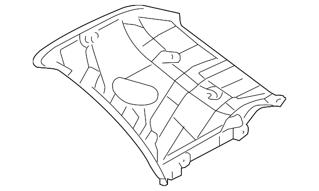85850-1F000EZ Деталь QTR TRIM PANEL, RIGHT