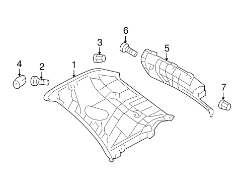 Sportage INTERIOR TRIM - QUARTER PANELS