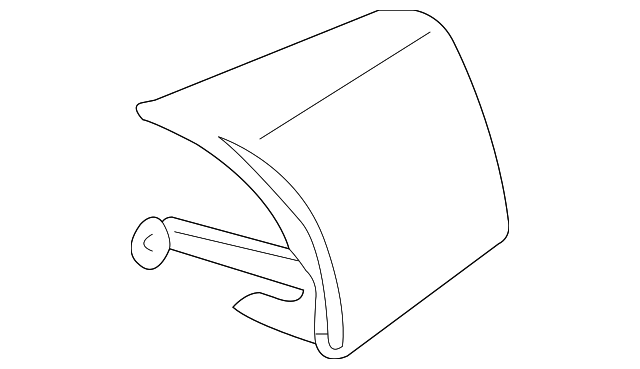 4844382Z00 Деталь TRIM COVER, RIGHT