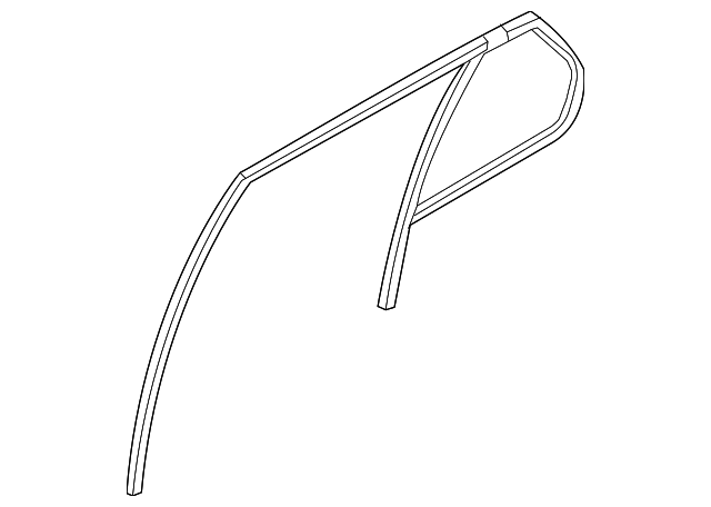 83531-1D000 Деталь RUN CHANNEL, LEFT