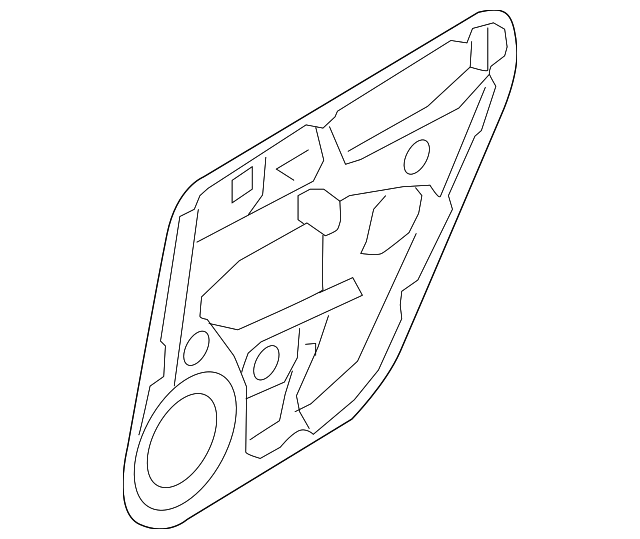 83401-1D010 Деталь WINDOW REGULATOR, LEFT