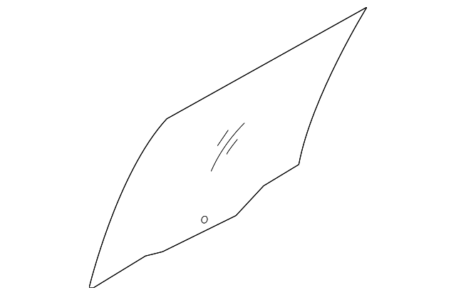 83421-1D000 Деталь DOOR GLASS, RIGHT