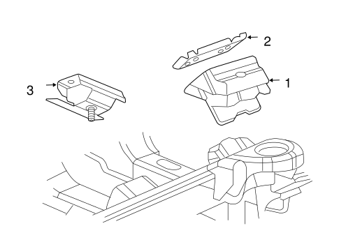 Express 2500 ENGINE & TRANS MOUNTING