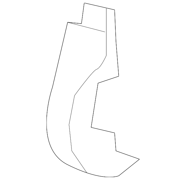 25900251 RECLINE COVER, LEFT